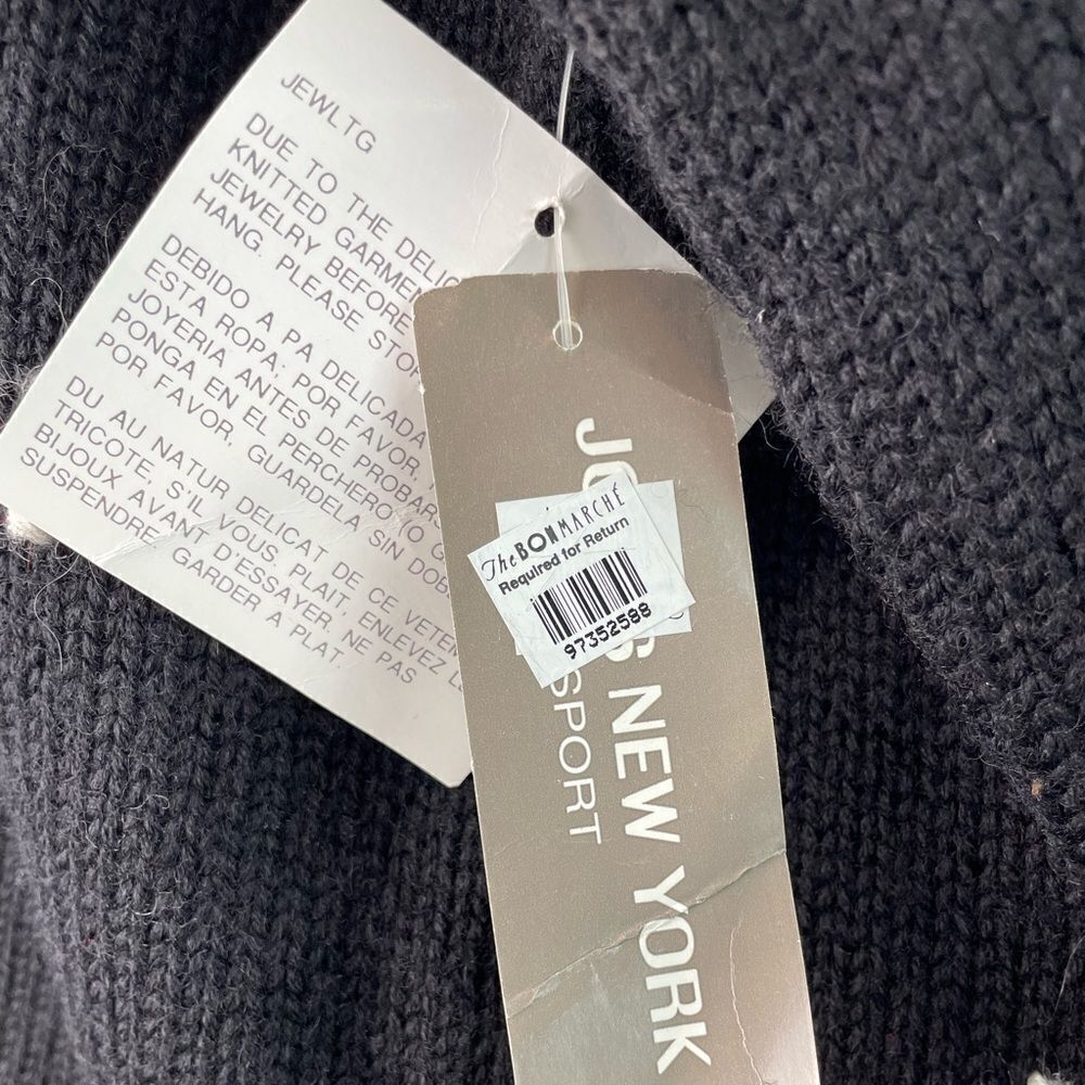 NWT Jones New York Sport Worsted Wool Turtleneck Sweater Size L - Picture 5 of 7
